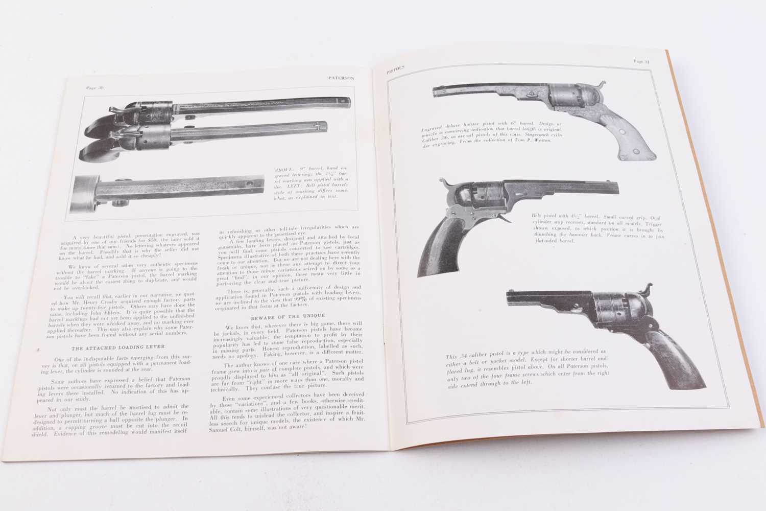 5 Vols (pamphlets): Colt Cartridge Pistols; Paterson Pistols; Colt Dragoon Pistols; Colt Root - Image 9 of 13