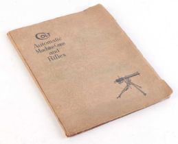 Vol: Catalogue and Hand Book, Colt Automatic Machine Guns and Rifles, (including working drawings)