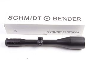 An 8x56 Schmidt & Bender (Hungary) Klassik rifle scope, boxed