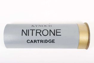 A good quality reproduction Kynoch cartridge sign for Nitrone cartridge, 24½ ins