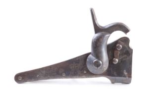 Massachusetts Arms Company: A back-action lock plate from a Breech-Loading Percussion Carbine,
