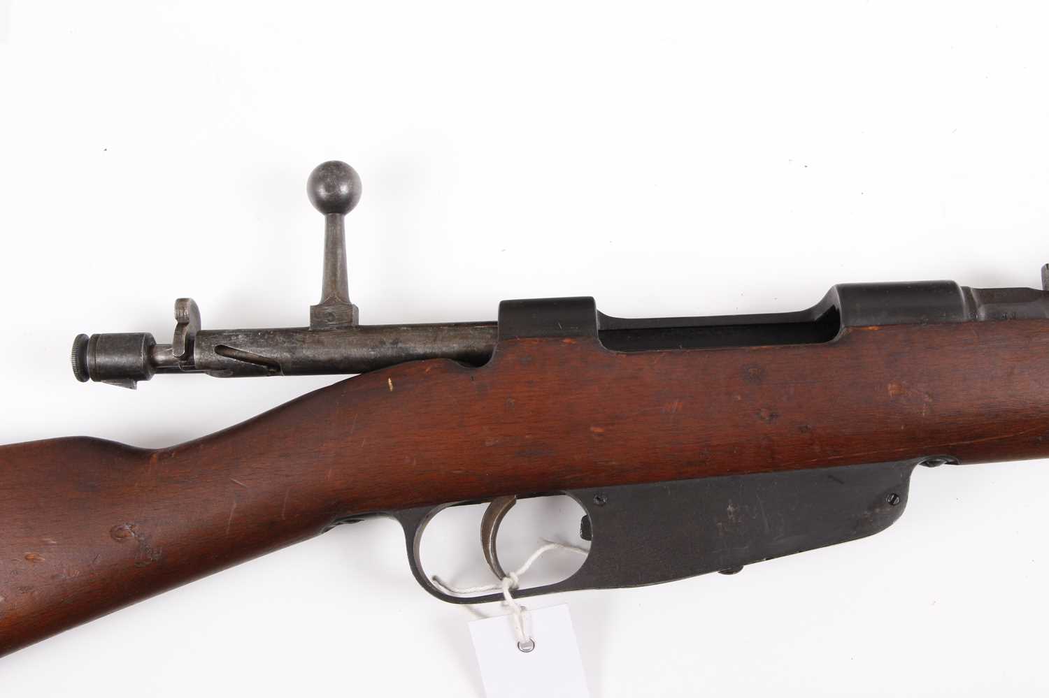 S1) 6.5mm Carcano Mod 91, bolt action, 31 ins barrel, original ...