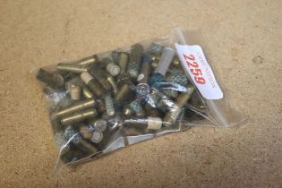 Ⓕ (S2) 65 assorted pistol shot cartridges