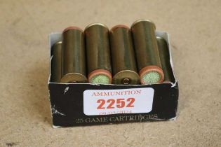 Ⓕ (S1) 14 x 12 bore Eley No.12 brass-cased ejector cartridges for D. Gray & Co. Inverness