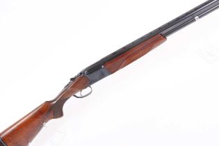Ⓕ (S2) 12 bore Baikal, over and under, ejector, 26½ ins barrels, ic & ½, ventilated rib, 2¾ ins