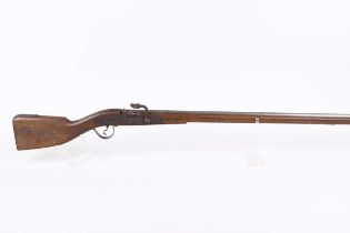 Ⓕ (S2) .600 (smooth) Re-enactment matchlock musket, 41 ins fullstocked barrel (black powder proof)