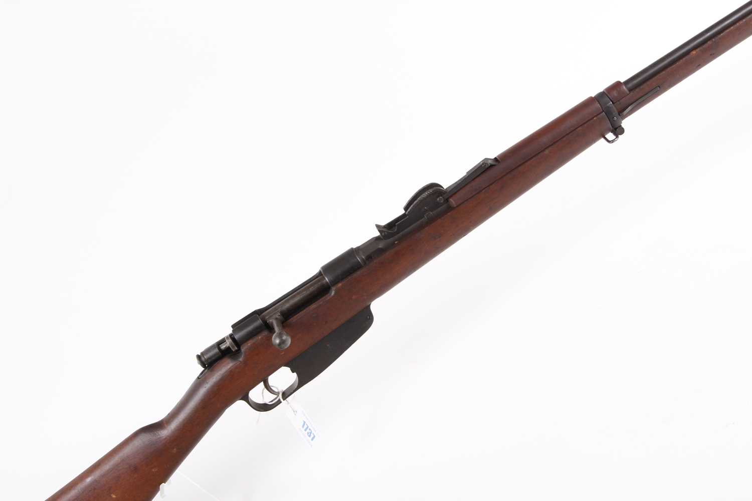 S1) 6.5mm Carcano Mod 91, bolt action, 31 ins barrel, original ...