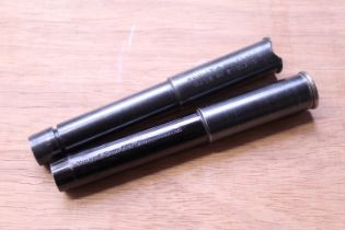 (S2) Two 12 bore/.410 chamber adapters (3 ins chamber) by Webley & Scott