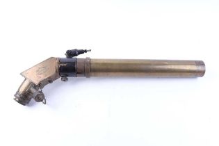 A brass Power 7 Telescope for High Angle gun by W. Ottway & Co. Ltd., London, dated 1940, no. 1469