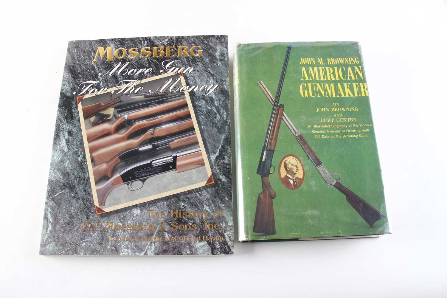 2 Vols: Mossberg More Gun for the Money by Victor Havlin & Cheryl Havlin; John M Browning American