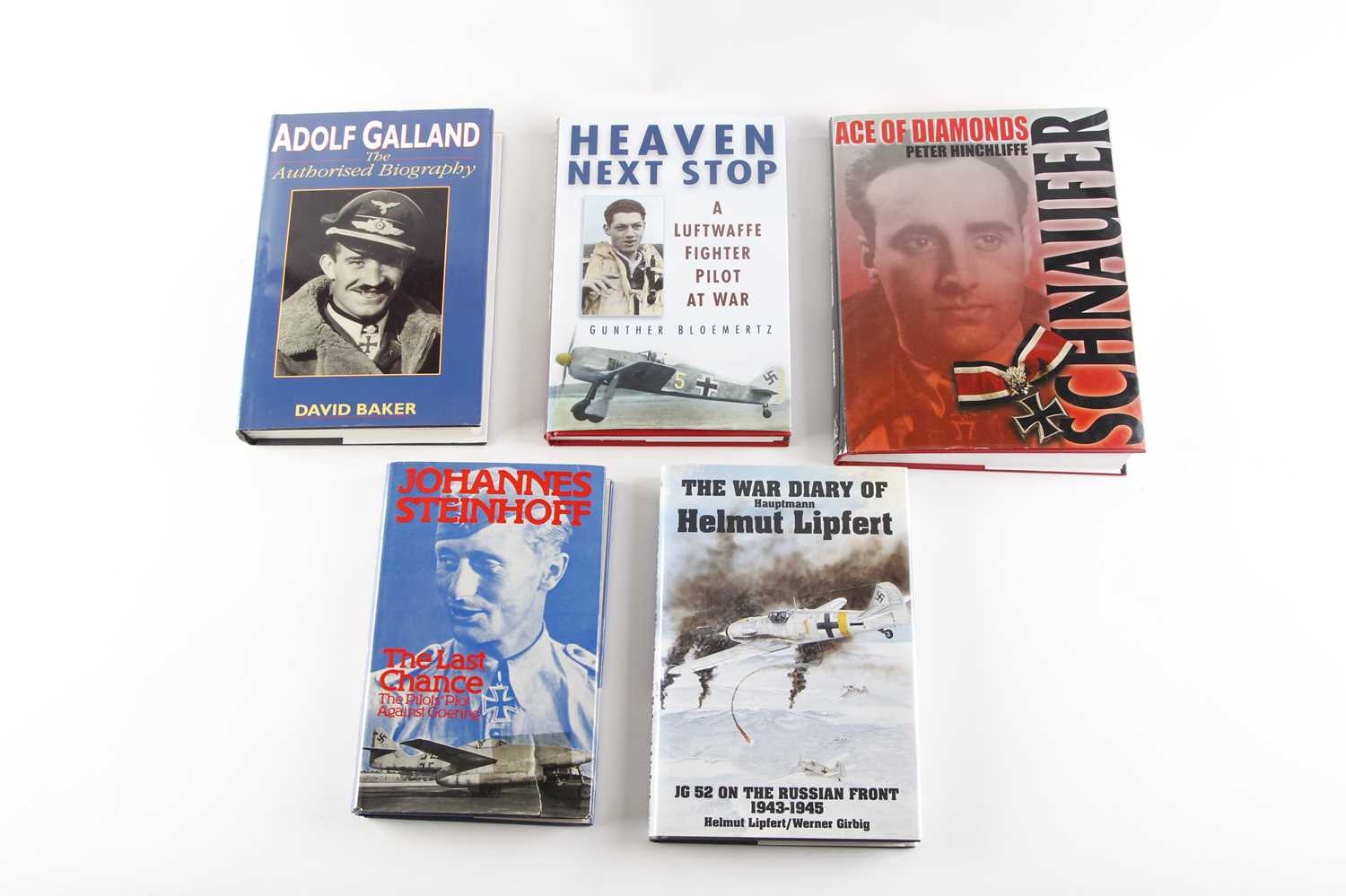 5 Vols: Adolf Galland, The Authorised Biography by David Baker; Heaven Next Stop, A Luftwaffe