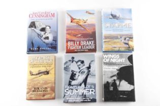 6 Vols: John 'Cat's-Eyes' Cunningham, The Aviation Legend by John Golley; Billy Drake, Fighter