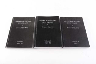 Vols 1-3 Notes Round The Gun Trade by Bernard Hinchley (Volume 1 1948-49; Volume 2 1950-52; Volume 3