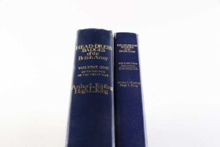 2 Vols: Headress Badges of the British Army, Volume I (signed) & Volume II by Arthur L Kipling &