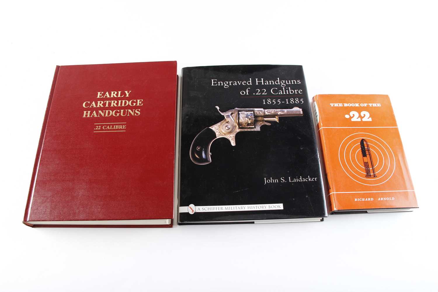 3 Vols: Early Cartridge Handguns, .22 Calibre; Engraved Handguns of .22 Calibre 1855 - 1885 by by