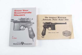 2 Vols: The Original Mauser Automatic Pistol Model 1950 instructions by Mauser; Know Your