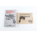 2 Vols: The Original Mauser Automatic Pistol Model 1950 instructions by Mauser; Know Your