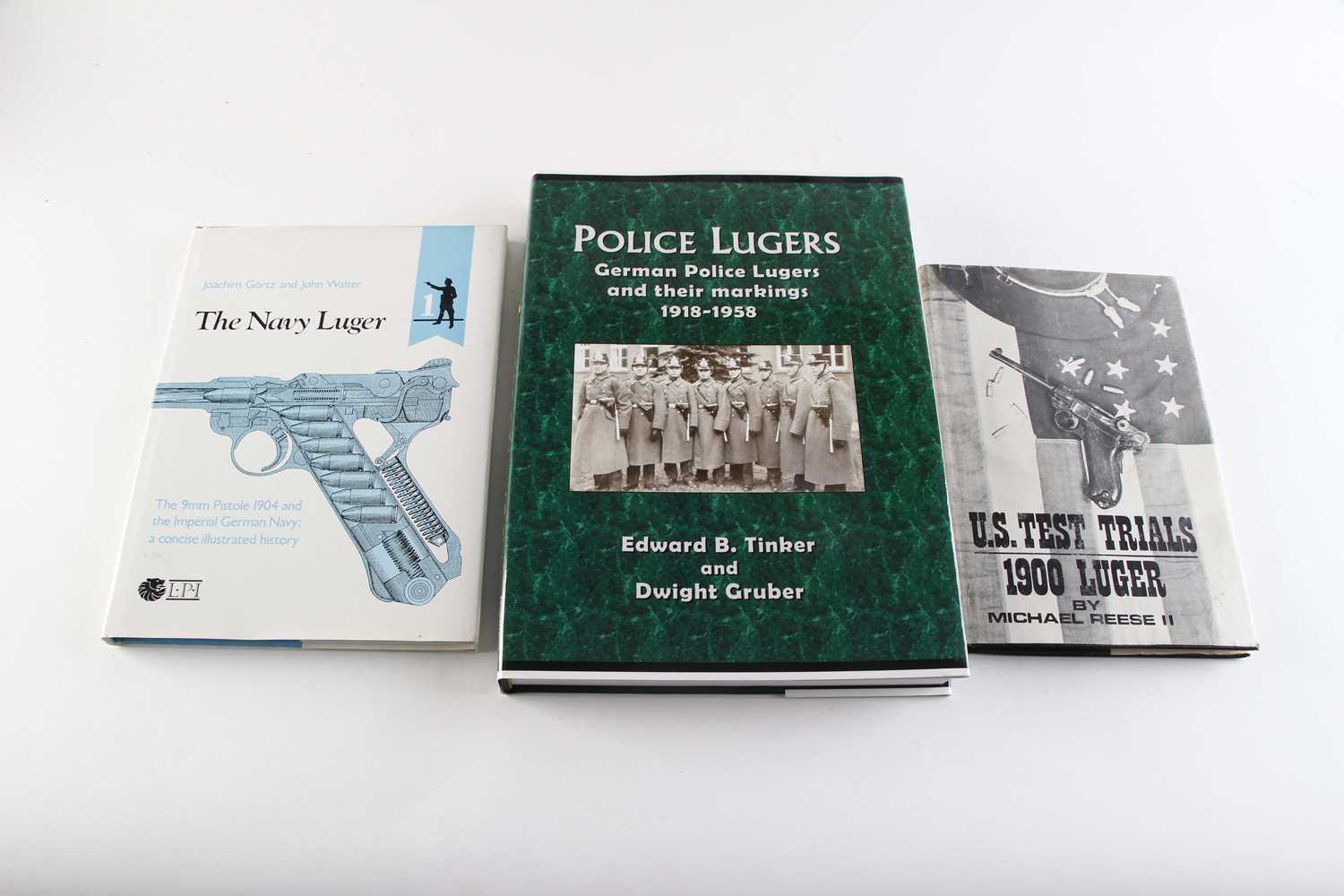 3 Vols: Police Lugers, German Police Lugers and their Markings 1918 - 1958 by Edward B Tinker &