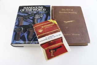3 Vols: Handguns of the World by Edward C Ezell; The Art of Revolver Shooting by Walter Winans; Hi-