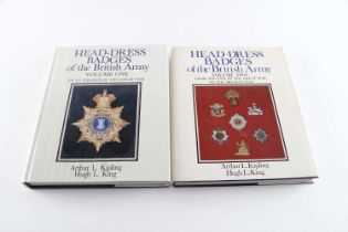 2 Vols: Head-Dress Badges of the British Army up to the End of the Great War (Volume I); From the