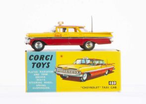 A Corgi Toys 480 Chevrolet Impala Taxi Cab,