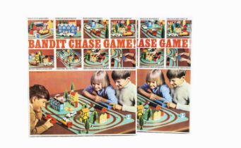 Two Rare Boxed Tri-ang CG501 'Bandit Chase Game' Motorised Roadway Sets,