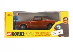 A Corgi Toys 313 Graham Hill's Ford Cortina GXL,