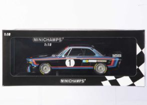 Minichamps 1:18 BMW 3.0 CSL BMW Motorsport Hans-Joachim/Stuck Winner Norisring Trophy 1974,