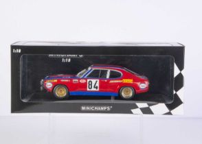 Minichamps 1:18 Ford Capri RS 2600 Shark Team (Rouget/Geurie) 24H Le Mans 1972,