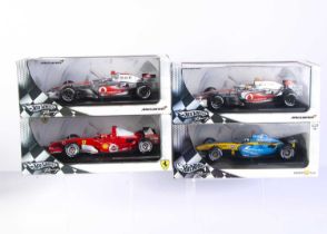 Hot Wheels 1:18 Formula 1 Racing Cars,