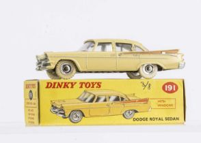 A Dinky Toys 191 Dodge Royal Sedan,