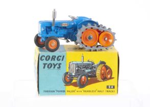 A Corgi Toys 54 Fordson Power Major Tractor with Half Tracks,