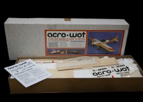 An unmade Chris Foss Aero.wot 58'' Span Aerobatic Model Airplane,