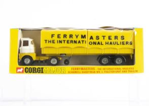 A Corgi Major Toys 1147 Ferrymasters Scammell Tractor Unit & Trailer,