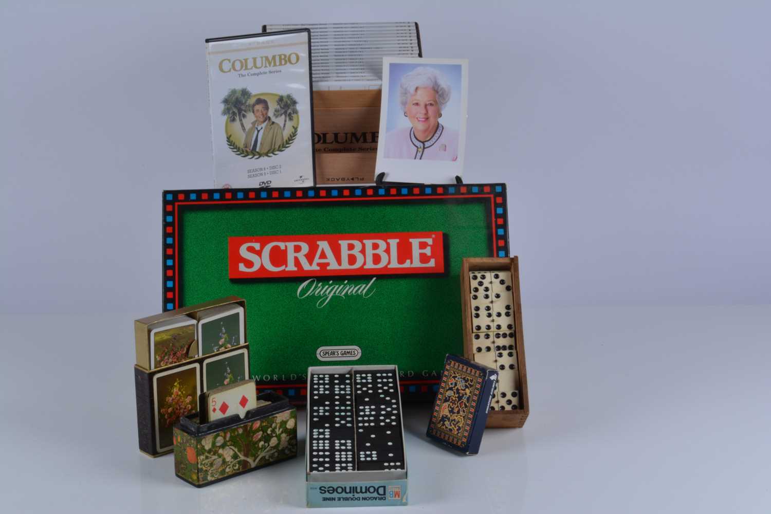 A collection of board games,