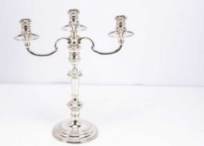 A 1960s silver candlestick by R.C,