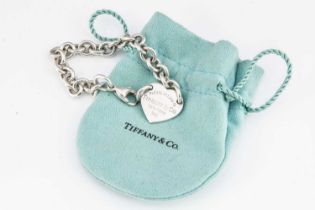 A 'Tiffany & Co style' silver bracelet,