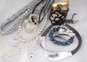 A collection of modern costume jewellery,