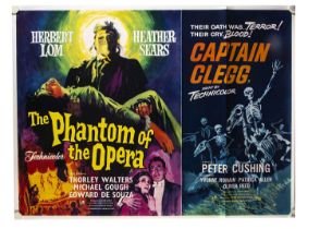 Captain Clegg / Phantom Of The Opera Quad Poster,