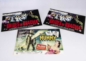 The Mummy (1959) / Brides of Dracula (1960) Advertising Posters,