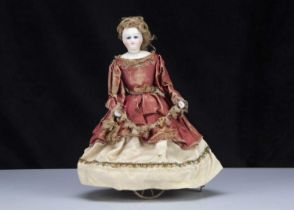 A rare Gustav Vichy clockwork dancing doll,