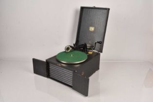 Portable gramophone,