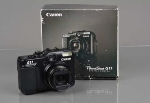 A Canon G11 Digital Camera,