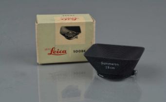 A Leitz Wetzlar Leica SOOBK Lens Hood,