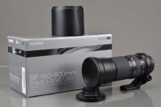 A Tamron SP 150mm f/5-6.3 Di VC USD Lens,