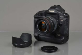 A Canon EOS-1 Ds Mark II DSLR Camera,