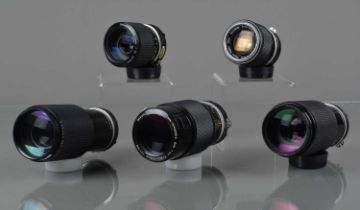 A Group of Nikon Zoom Lenses,
