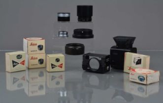 A Group of Leica Lens Hoods,