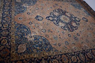 A very large Middle Eastern vintage woollen carpet,