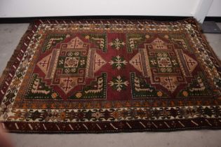 A c1980s Turkish woollen carpet,